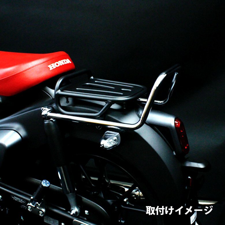 タンデムバー (シルバー) HONDA スーパーカブC125用 BP-B0318 シーシーバー スチール カブ スーパーカブ SUPER CUB C125拍卖