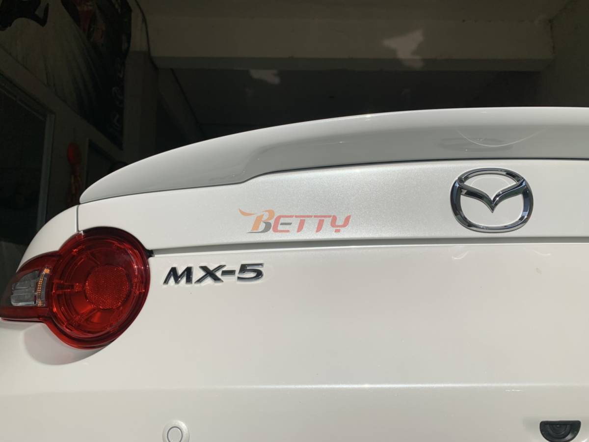 【即納品】#25D塗装済 マツダ MX-5 ND系 2016+ ロードスターRF ND5RC ERC ウイング リアスポイラー トランクスポイラー ホワイトパール P拍卖