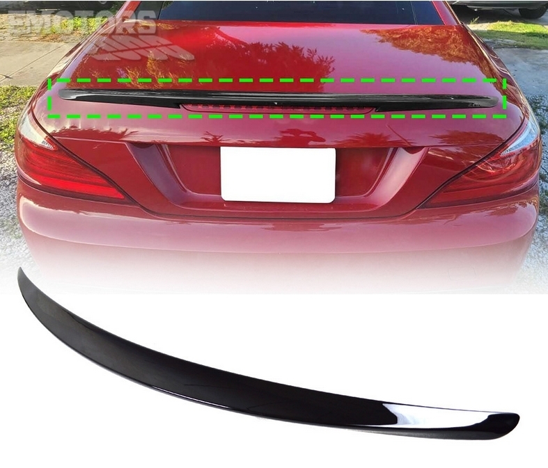 カーボントランクスポイラー 2012-2021 ベンツ SLクラス R231 (2012-2020) ウイング リアスポイラー D TYPE リアルカーボン製拍卖