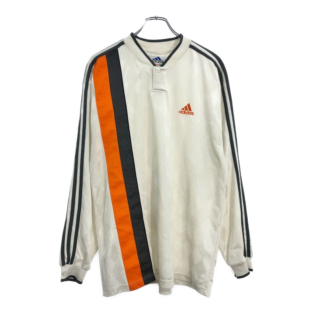 adidas アディダス 長袖Tシャツ スポーツ ホワイト(メンズ M)中古 古着 U6829拍卖