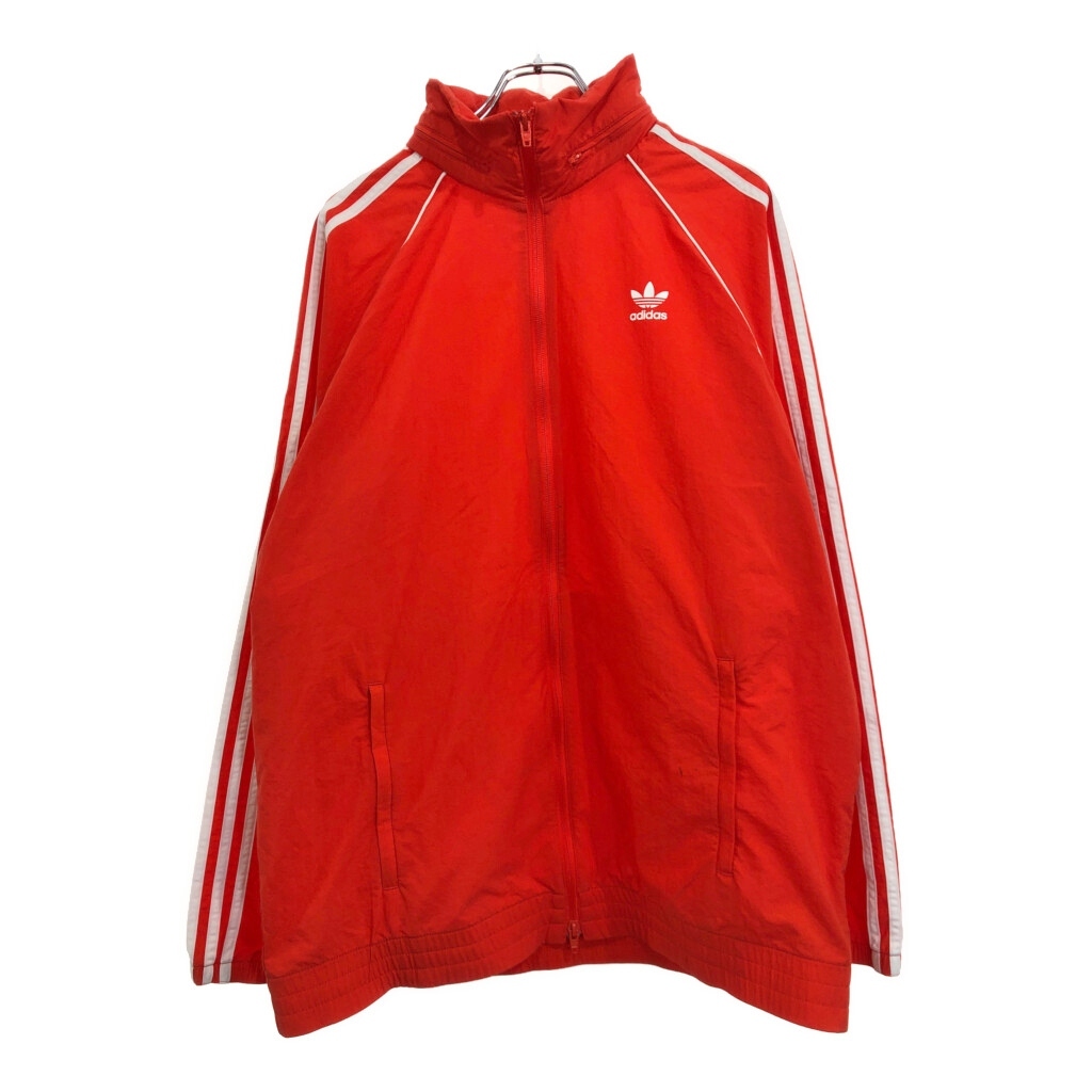 adidas アディダス ナイロンジャケット スポーツ レッド(メンズ L)中古 古着 U7109拍卖