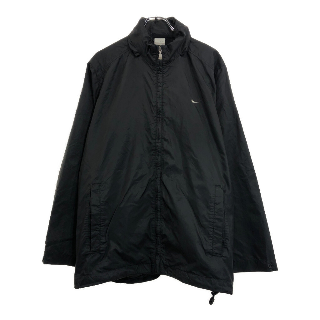 00年代 NIKE ナイキ ナイロンジャケット スポーツ ブラック(メンズ M)中古 古着 U7181拍卖