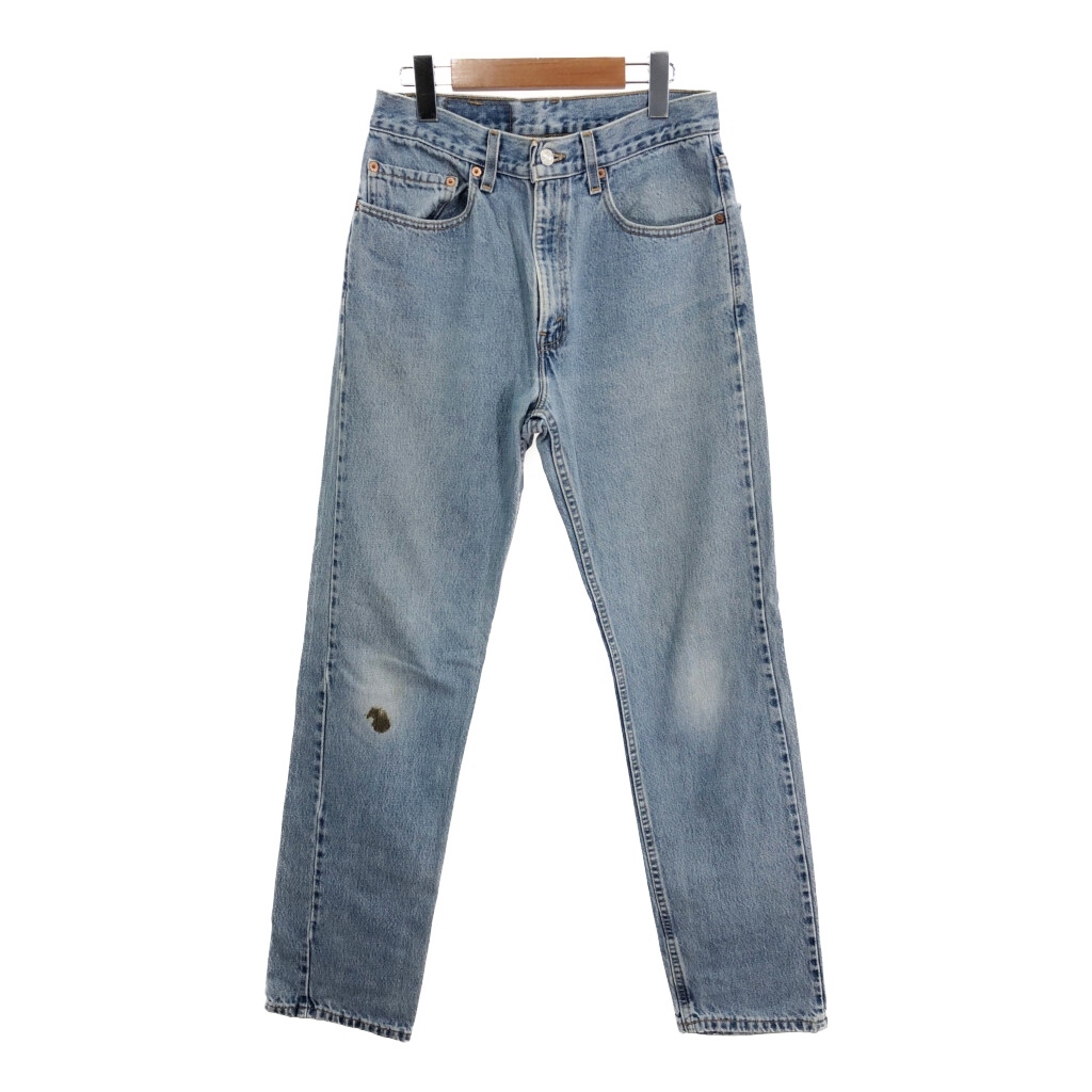 00年代 USA製 Levi's リーバイス 505 デニムパンツ ブルー(メンズ W31 L34)中古 古着 S7629拍卖