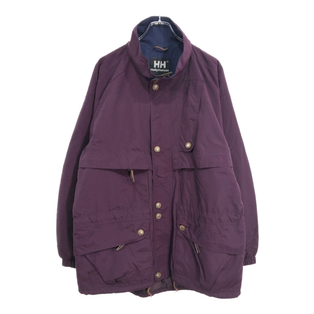 HELLY HANSEN ヘリーハンセン ナイロンジャケット アウトドア パープル(メンズ M)中古 古着 U7720拍卖
