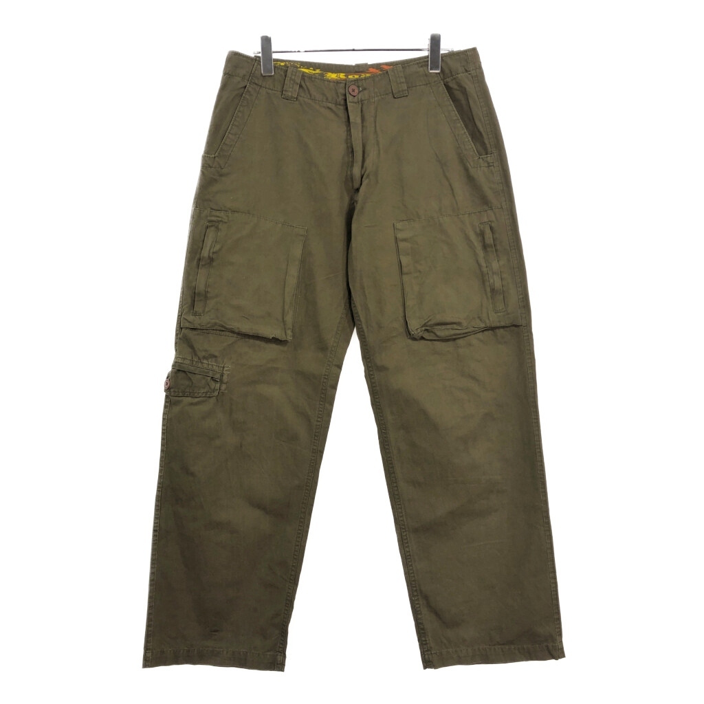 ROADSIGN カーゴパンツ オリーブ(メンズ 44)中古 古着 U7746拍卖