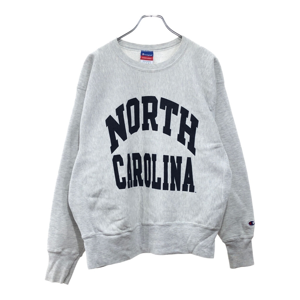 00年代 Champion チャンピオン REVERSE WEAVE リバースウィーブ スウェット カレッジ グレー(メンズ L)中古 古着 U8728拍卖