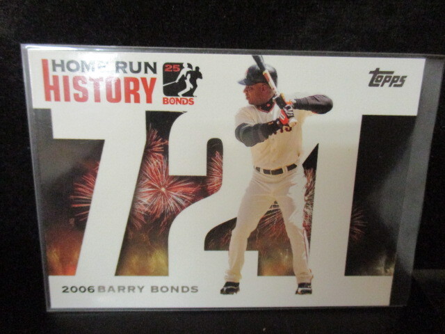 ◎野球カード バリーボンズ 2006 Topps HOMERUN HIATORY #721 即決!!拍卖