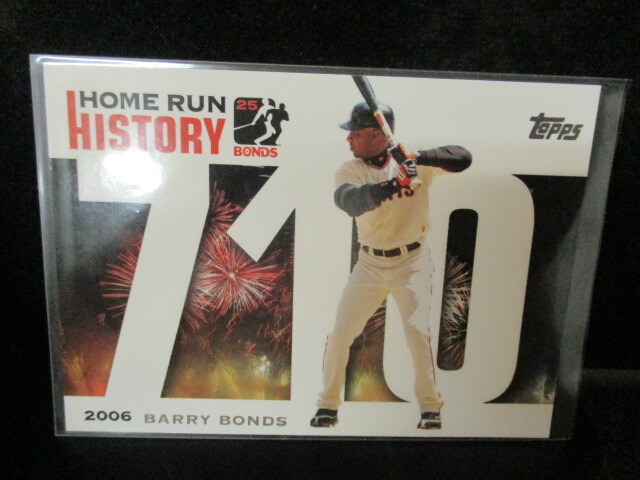 ◎野球カード バリーボンズ 2006 Topps HOMERUN HIATORY #710 即決!!拍卖