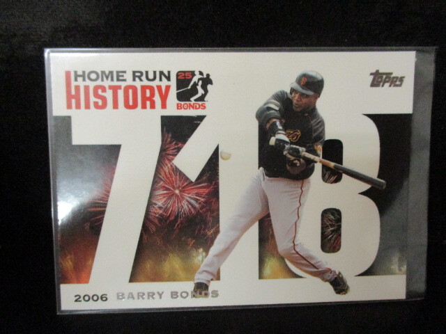 ◎野球カード バリーボンズ 2006 Topps HOMERUN HIATORY #718 即決!!拍卖