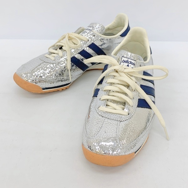 adidas アディダス スニーカー シューズ ローカット SL 72 OG JH8654 メタリック カジュアル レディース 24.5cm シルバー 靴 IF16265■拍卖