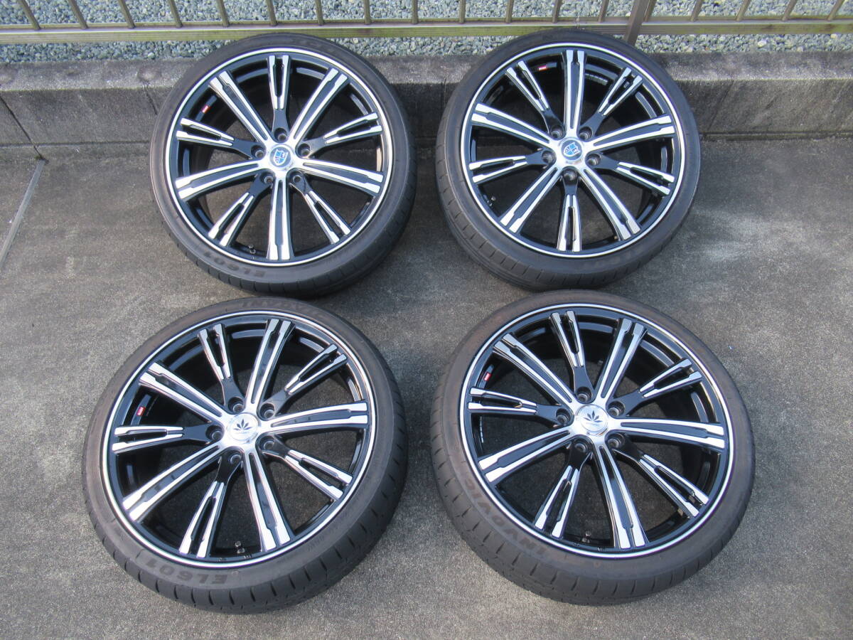 【4本1セット】BLEST ブレスト / バーンシュポルト タイプ525 Bahnsport Type 525 / 19インチ 7.5J インセット53 5穴 PCD114.3 / 225/35R19拍卖