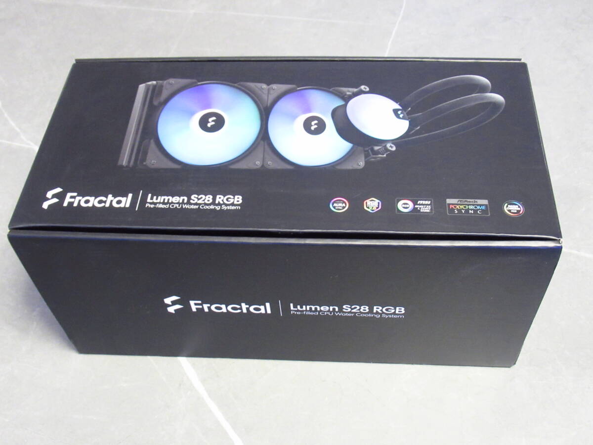 【美品】Fractal Design フラクタルデザイン / 水冷CPUクーラー / Lumen S28 RGB / FD-W-L1-S2802 /115X 1200 1700 20XX AM3 AM4拍卖