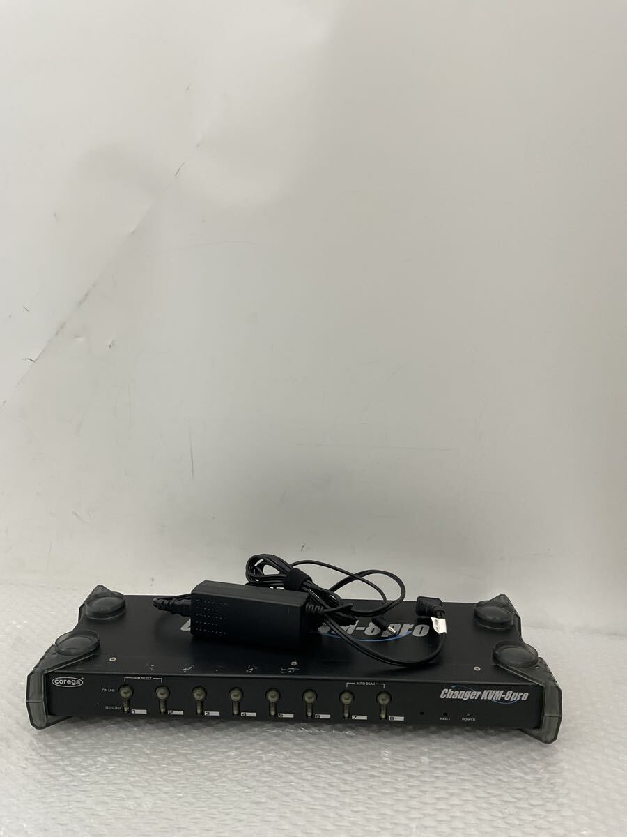 ◎(D1801) corega CPU切替機 KVM-8 PRO ケーブル付 中古 (B1-10)拍卖