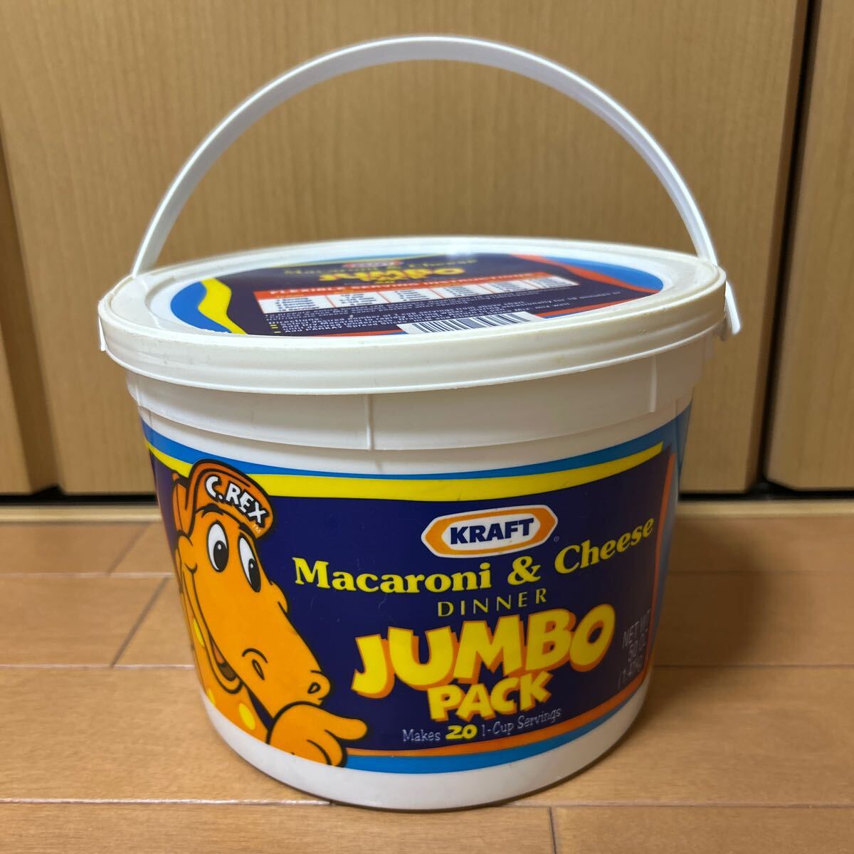 ☆ヴィンテージKRAFT Macaroni&Cheese DINNER JUMBO PACK バケツ★拍卖