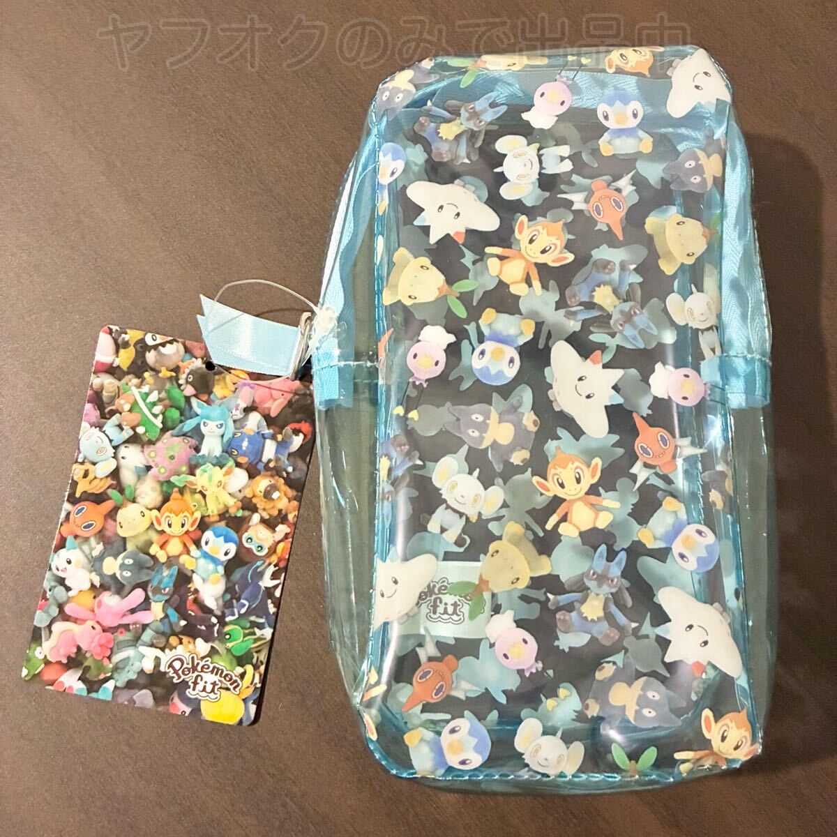 ポケモンセンター Pokemon fit クリアペンケース 2022年 ぬいぐるみ柄 クリアポーチ 透明 筆箱拍卖