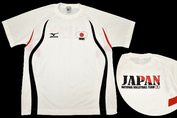 Y-8271★送料無料★2004年 バレーボール全日本 ナショナルチーム Mizuno製 柳本ジャパン★支給品 トレーニング T-シャツ ユニフォーム M 拍卖