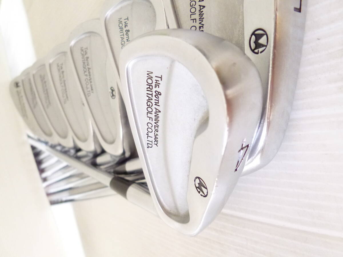 高級 地クラブ!!! ◆◆ 激レア 森田ゴルフ 80周年記念アイアン MORITA モリタ ◆◆ 4#-Sw 9本セット拍卖