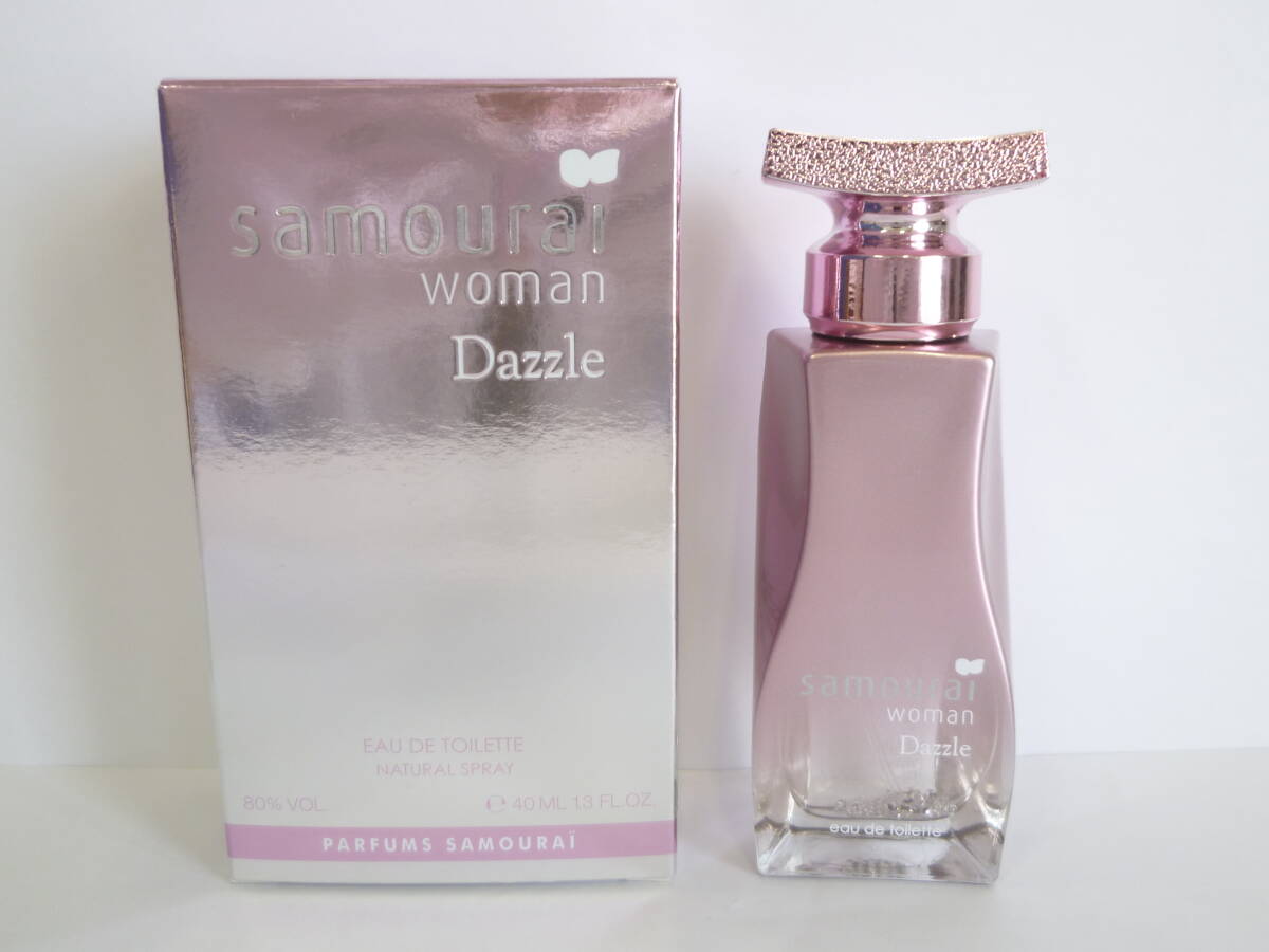 70484◆香水 samourai woman/サムライウーマン Dazzle/ダズル オードトワレ 40ml 総重量:約137g 元箱有 EDT/EAU DE TOILETTE◆拍卖