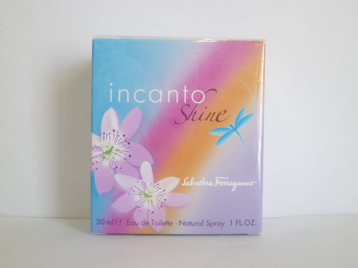 70485◆香水 未使用未開封 Salvatore Ferragamo/サルバトーレフェラガモ incanto shine/インカントシャイン オードトワレ 30ml EDT◆拍卖