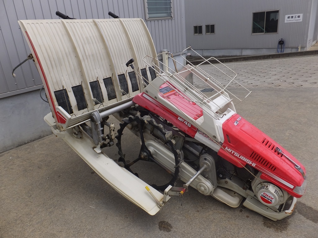 田植機 MP45 三菱 歩行型 4条植え マイレディ ジャストスイング GM181L ガソリン 田んぼ 植付 油圧 農機具 農業機械 mitsubishi ★H拍卖