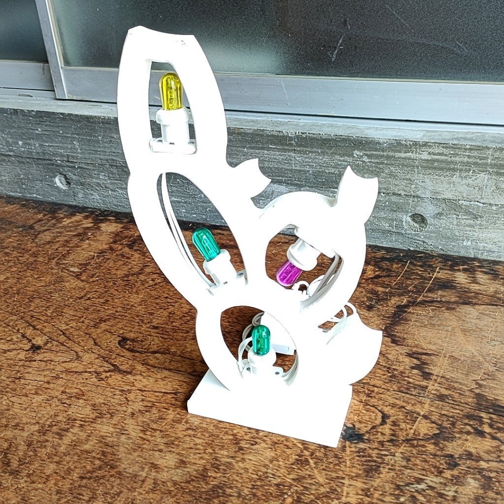 PUGLIA Lumin arte ウチワサボテンのランプ イタリアブランド 照明 卓上ライト 海外コンセント 動作未確認 ジャンク digjunkmarket拍卖