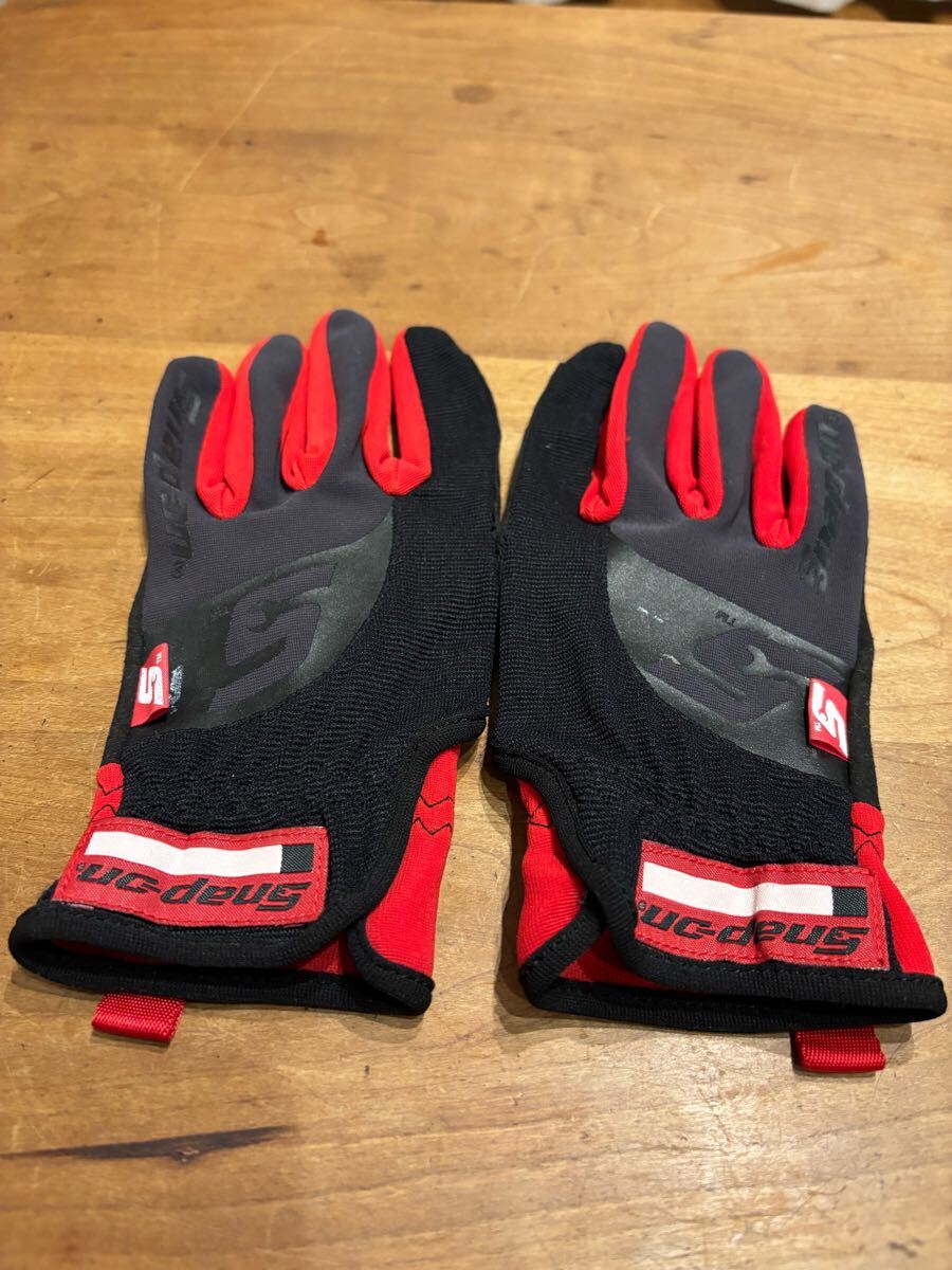 スナップオン snap-on グローブ Sサイズ バイク ライディンググローブ拍卖