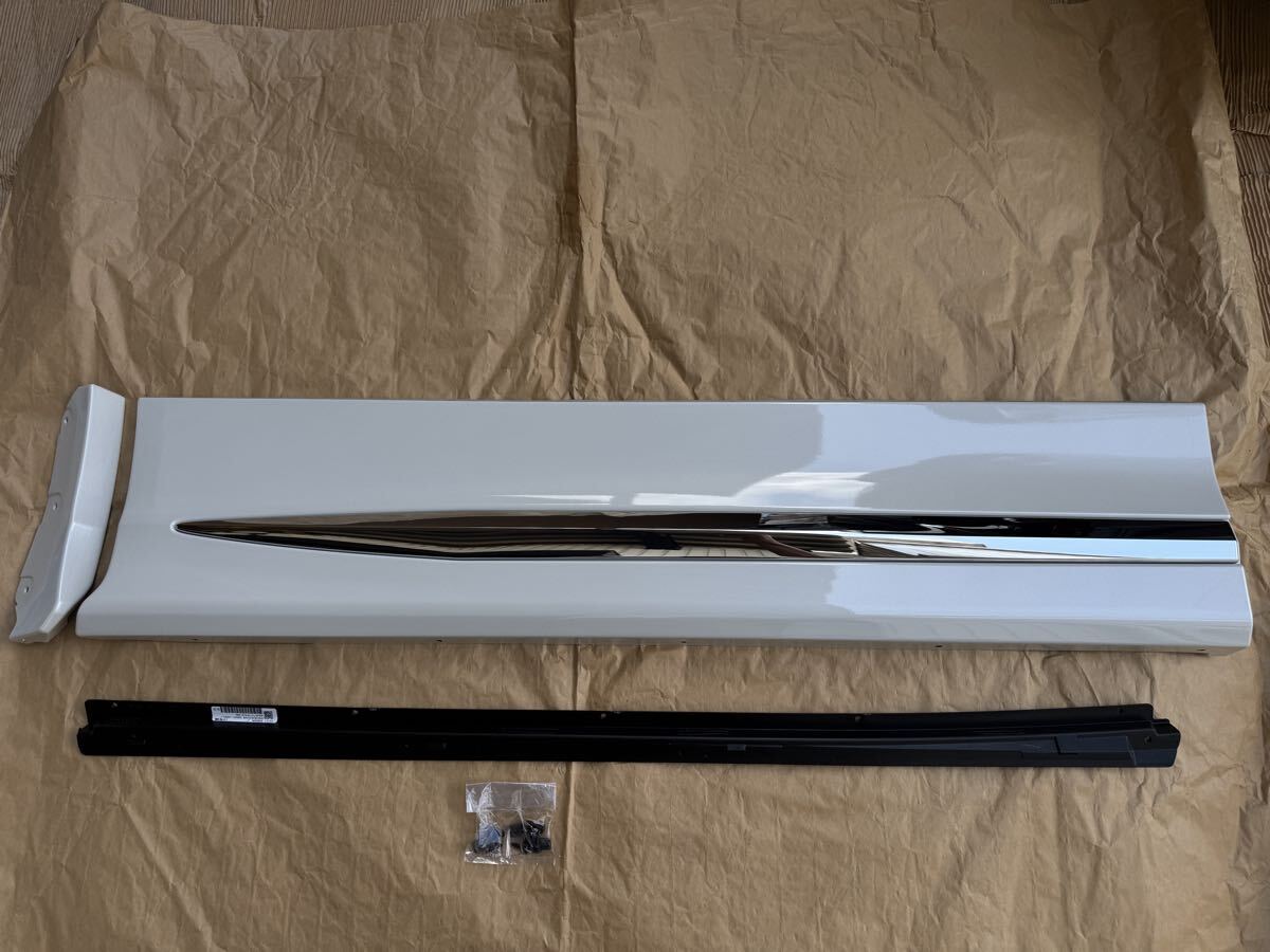 新品 アルファード ヴェルファイア 30 純正 モデリスタ サイドスカート リア 右 スライドパネル カラー 070 AYH30 AGH30 AGH35 GGH30 GGH35拍卖