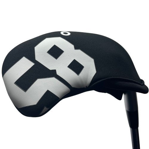 ウェッジカバー 58°【単品】アイアンカバー 傷や雨からクラブを守る ネオプレン 黒拍卖