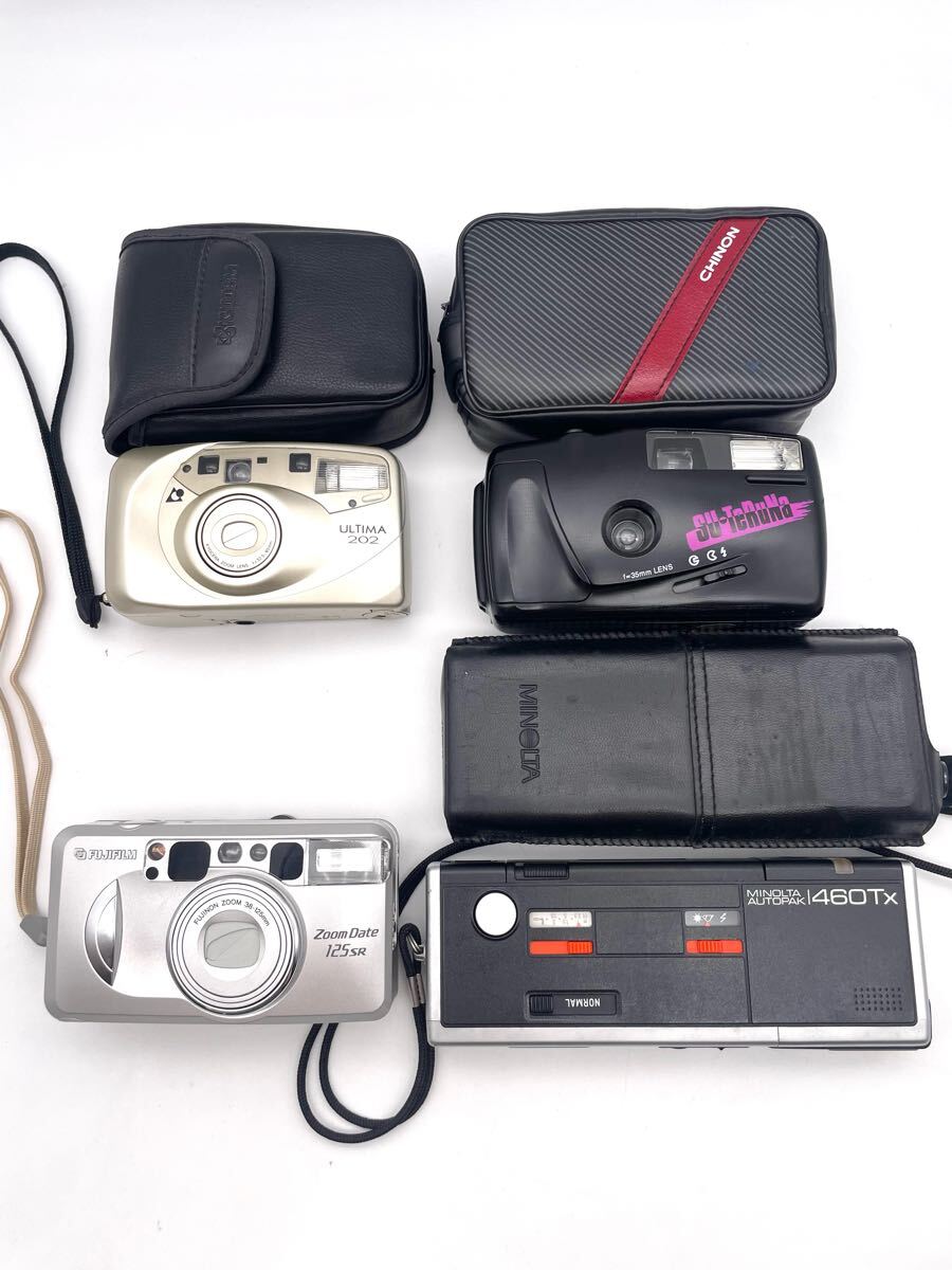ジャンク●FUJIFILM ZoomDate 125R MINOLTA AUTOPAK 460Tx KYOCERA ULTIMA202 SUTeRuNA コンパクトフィルムカメラ拍卖