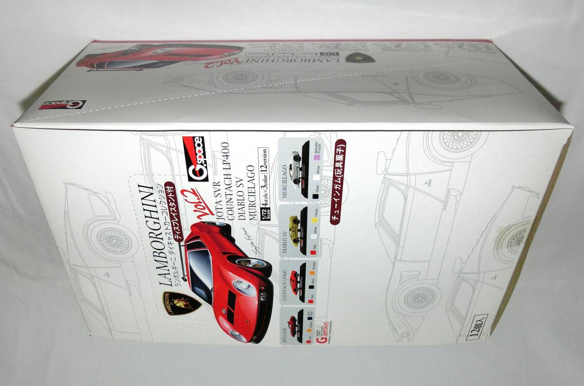 ランボルギーニ 1/72 ダイキャストカーコレクション Vol.2、12個セット拍卖