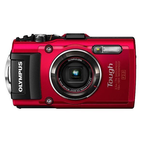 #p70445s 中古 美品 OLYMPUS STYLUS TG-4 Tough レッド拍卖