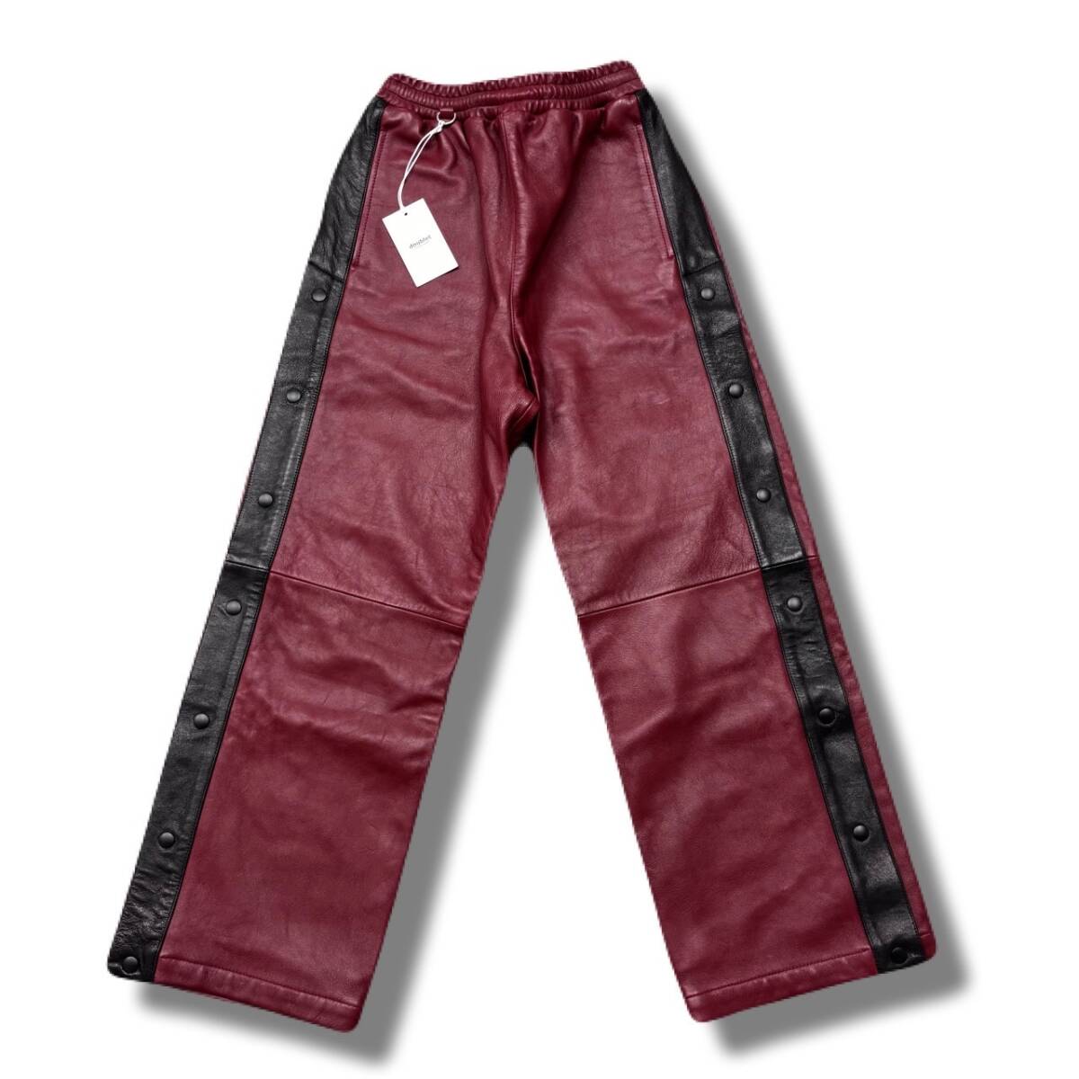 DOUBLET ダブレット LEATHER BASKETBALL PANTS レザーバスケットパンツ 24AW04PT276拍卖