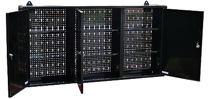 訳あり ウォールキャビネット ツールボックス 壁掛工具棚 工具箱 設置型 黒 214拍卖