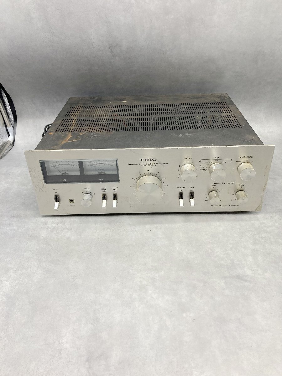 F392◎TRIO Stereo integrated Amplifier トリオ プリメインアンプ アンプ オーディオ機器 KA-6100 音出しOK 250530拍卖
