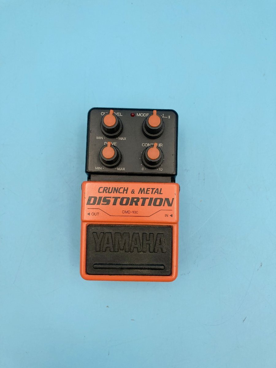 F460△ YAMAHA ヤマハ CRUNCH & METAL DISTORTION クランチ メタル ディストーション CMD-100 エフェクター ビンテージ【動作品】250605拍卖