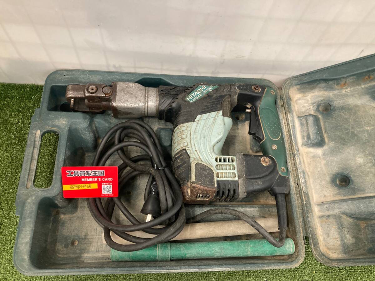 【中古品】【0926】★HiKOKI 電動ハンマー 六角軸17mm 単相100V 30分はつり量78kg 本体のみ サイドハンドルなし H41SA2(N) IT76CKDDPFPS拍卖