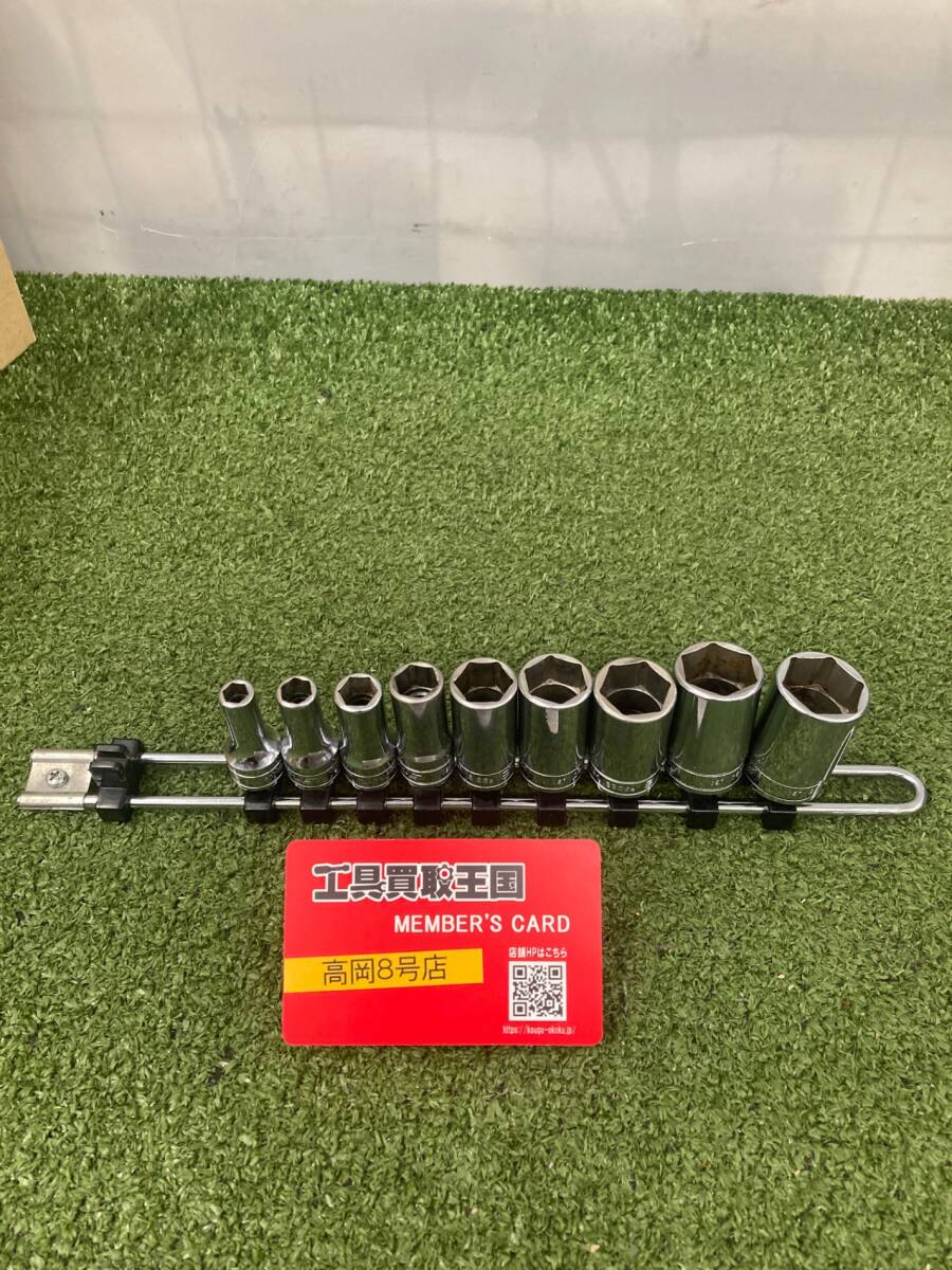 【中古品】【0926】Snap-on 3/8 6p セミディープソケットセット FSS インチ表記 ITM1DID4EONS拍卖