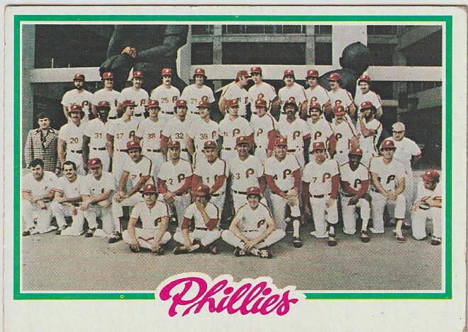 Philadelphia Phillies Team Checklist 1978 Topps 381拍卖