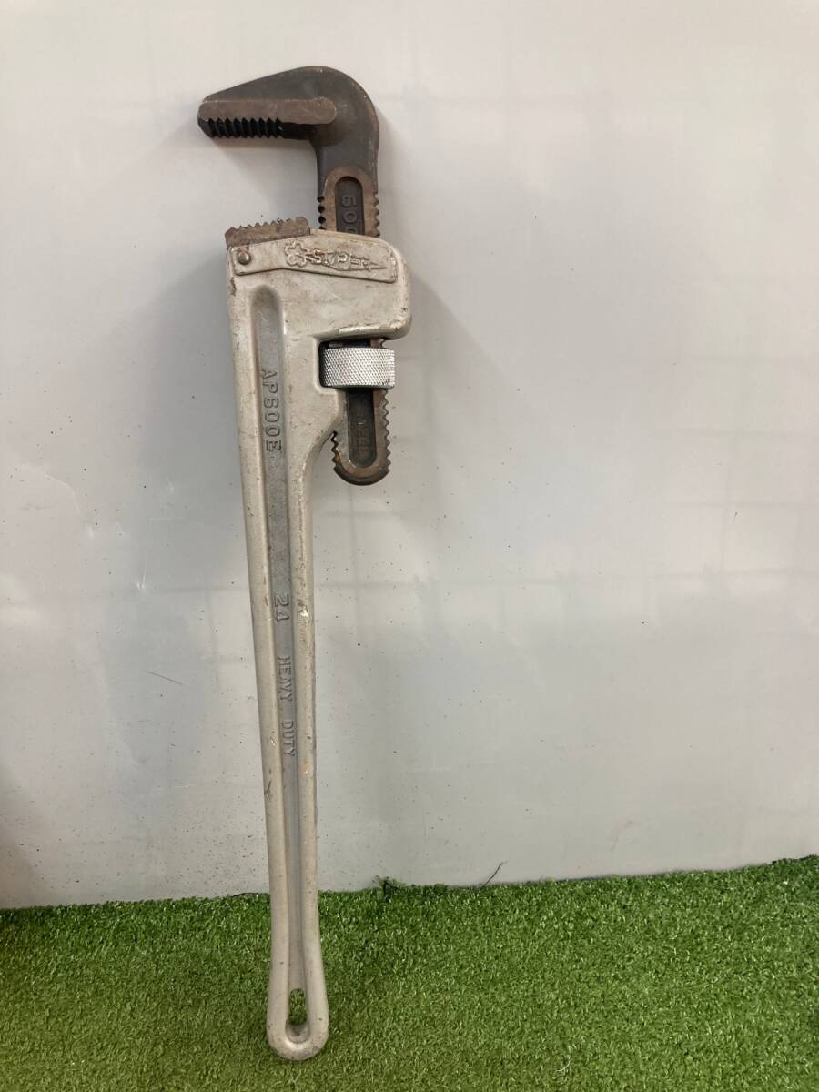 【中古品】SUPER TOOL アルミパイプレンチ600 ITU5APLYR8A8拍卖