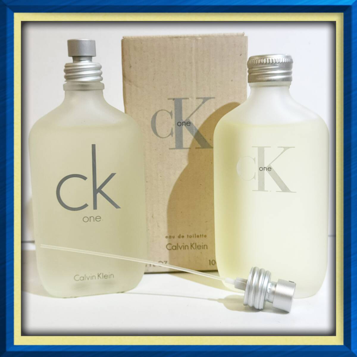 カルバンクライン ★シーケーワン オードトワレ 100ml×2本セット★残量たっぷり★Calvin Klein CK one 拍卖