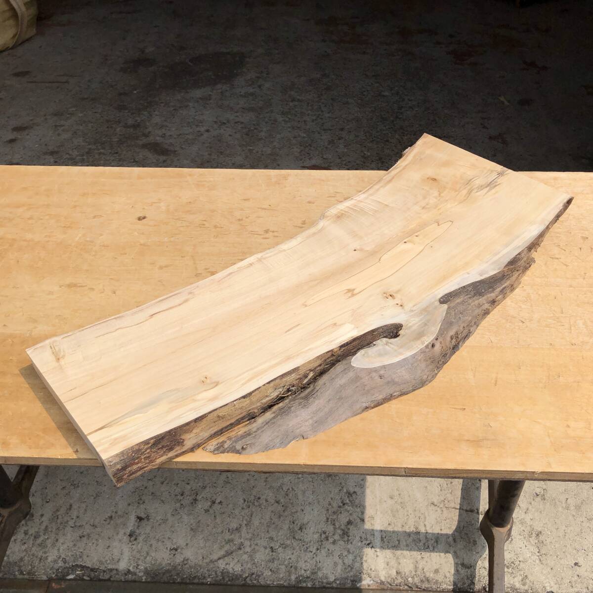 送料無料!ポプラ【Y822K】719~735×195~270×34mm 木工 レジン DIY 天然木 自然素材 材木 木材 乾燥材 無垢材《銘木すずめや》拍卖