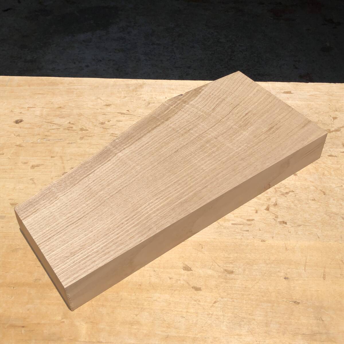 送料無料!栗【Y843J】467×159~221×56mm 木工 木彫 クラフト 素材 DIY 天然木 自然素材 材木 木材 乾燥材 無垢材《銘木すずめや》拍卖