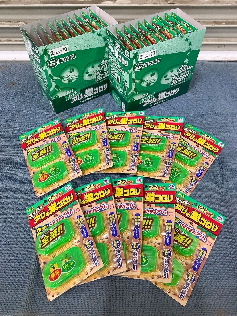 新品未使用 アース製薬 スーパーアリの巣コロリ 2コ入り×30個 60個 まとめて セット 大量 あり 蟻 駆除 ヒアリ 殺虫剤 0707や2 D1 100拍卖