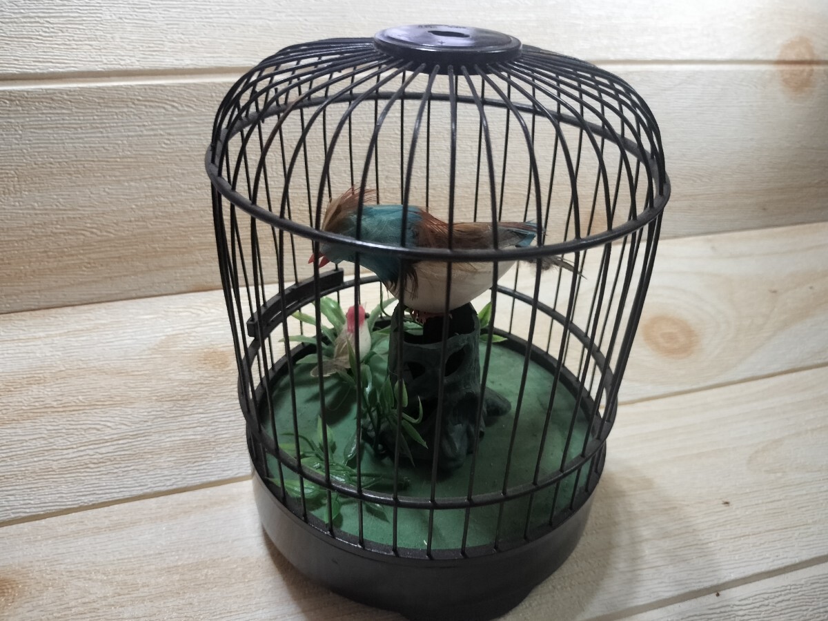 レア!アンティーク ! インテリア !鳥籠! レトロ!鳥!当時物!からくり!ジャンク!tell拍卖