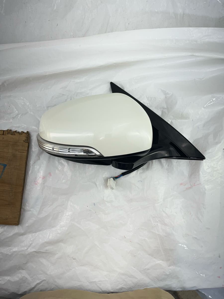 i7.5 綺麗 TEANA ティアナ J32 PJ32 TNJ32 純正 ドアミラー 右 11ピン 白 ホワイト 右側 運転席側 右ドアミラー拍卖