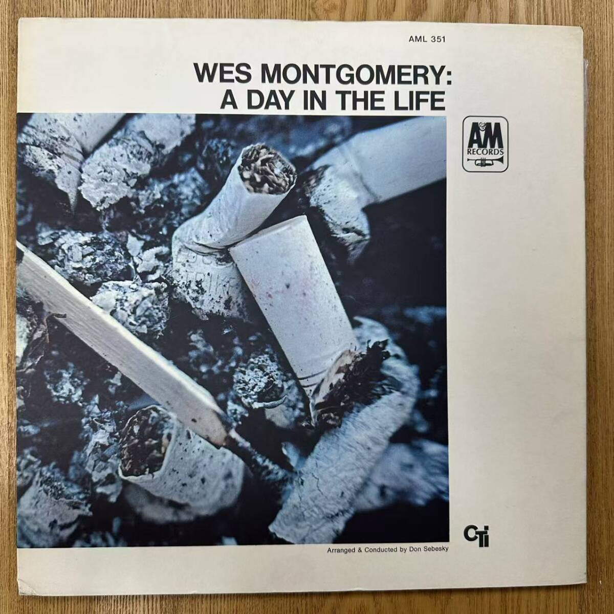 ★・ Jazz LP / ジャズ Wes Montgomery(ウェス・モンゴメリー) - A Day In The Life / A&M Records - AML 351 / ZD071909拍卖