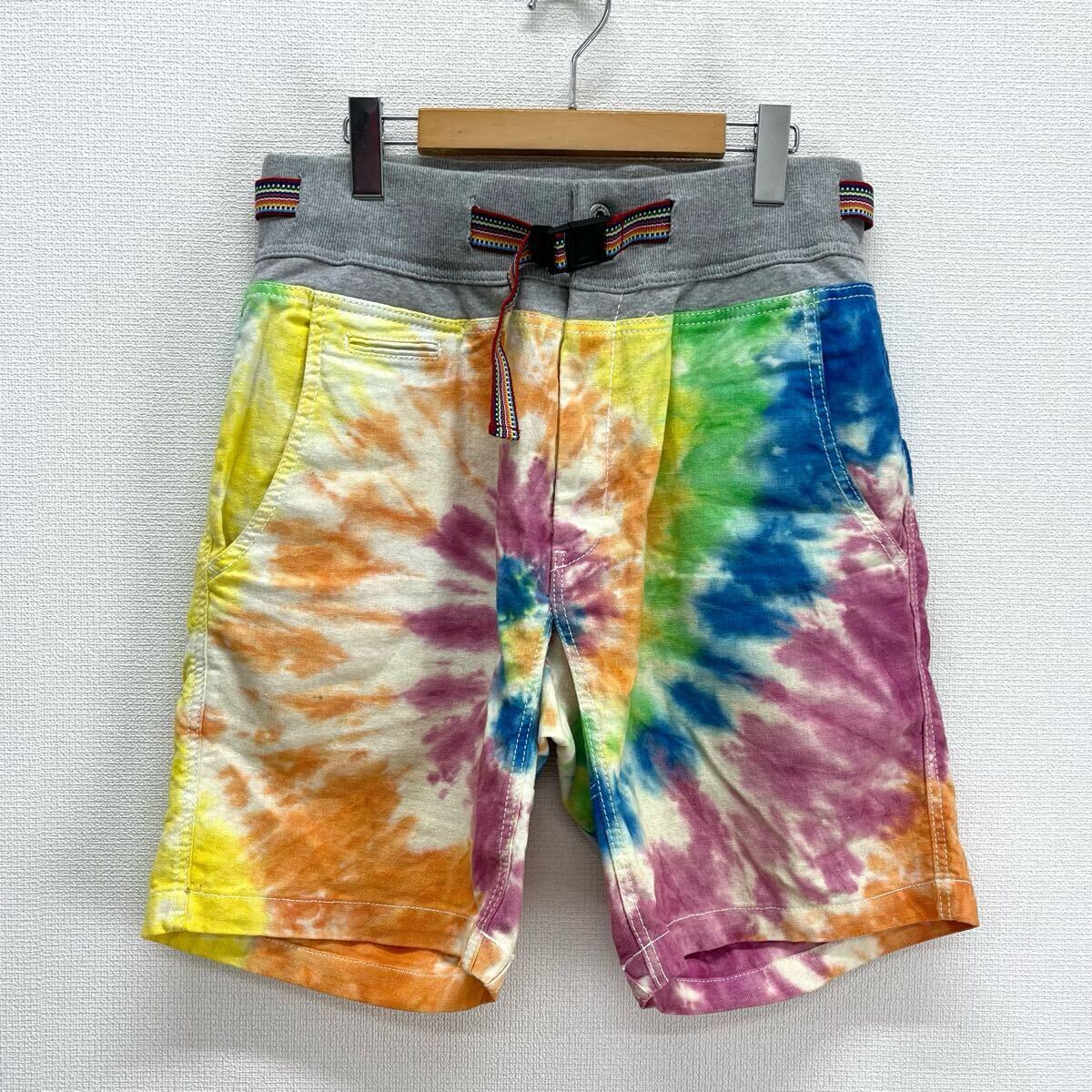 go slow caravan ゴースローキャラバン 330285 タイダイ クライミングショーツ ショートパンツ 総柄 4 10127546拍卖