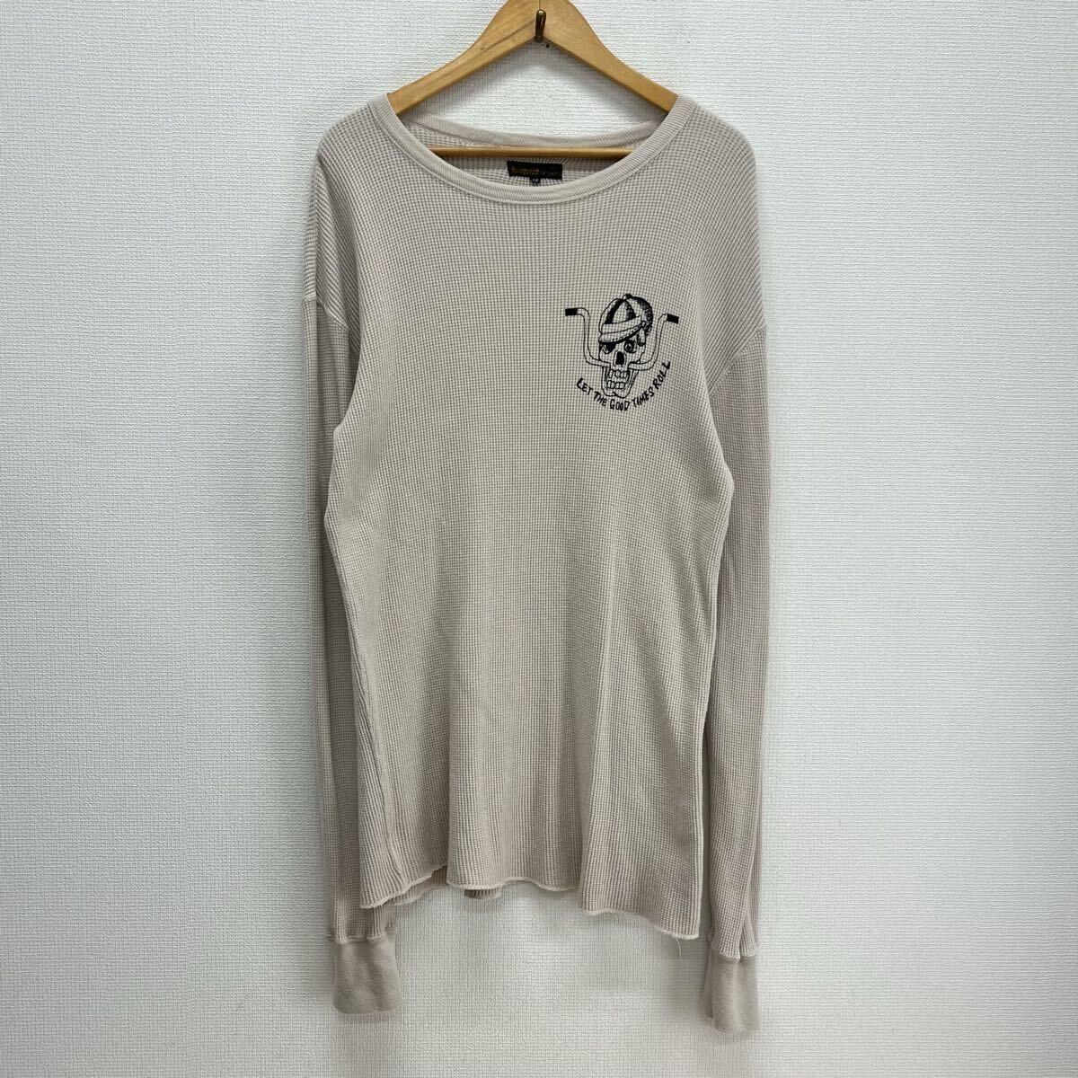 WESTRIDE ウエストライド 長袖 サーマル Tシャツ ロンT カットソー プリント 42 10128093拍卖