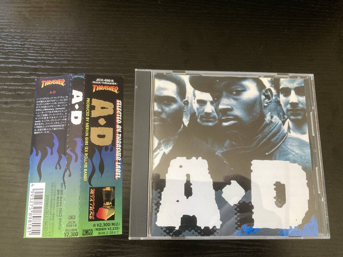 A-D AD 国内盤CD rollins band Anthony DeMore mixture ミクスチャー拍卖
