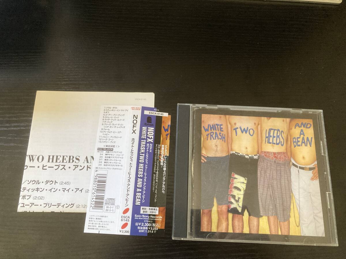 NOFX WHITE TRASH, TWO HEEBS & AND A BEAN 国内盤CD ノーエフエックス ホワイト・トラッシュ、トゥー・ヒーブス・アンド・ア・ビーン拍卖